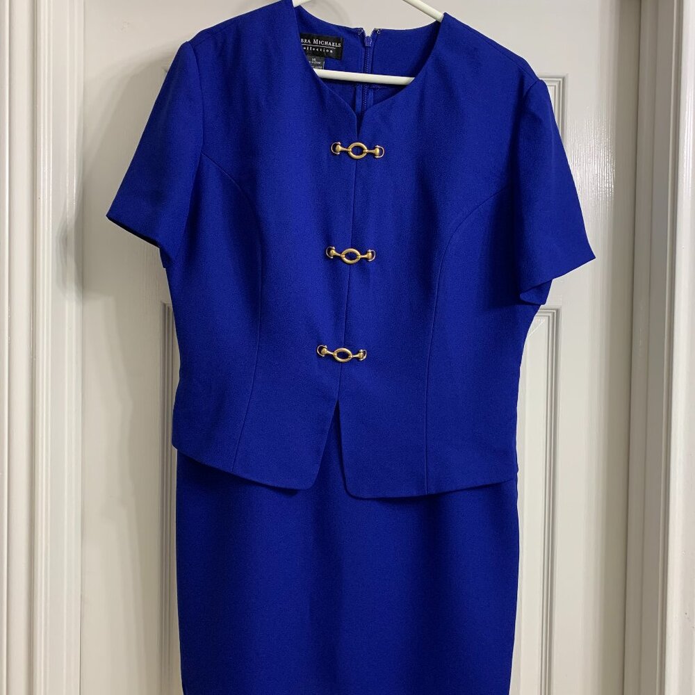 Debra Michaels Collection Women's Royal Blue Dress, Size 14
